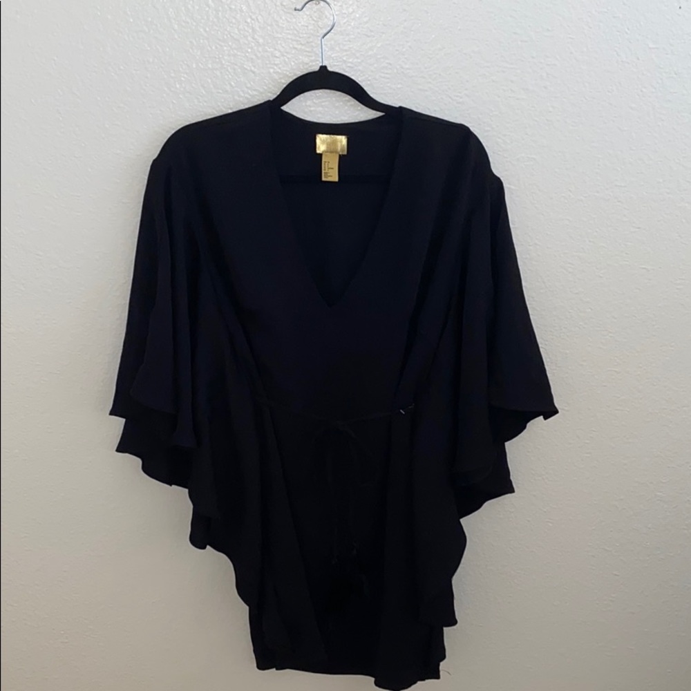 H&M Butterfly/Bat winged dress with tassel tie - 6